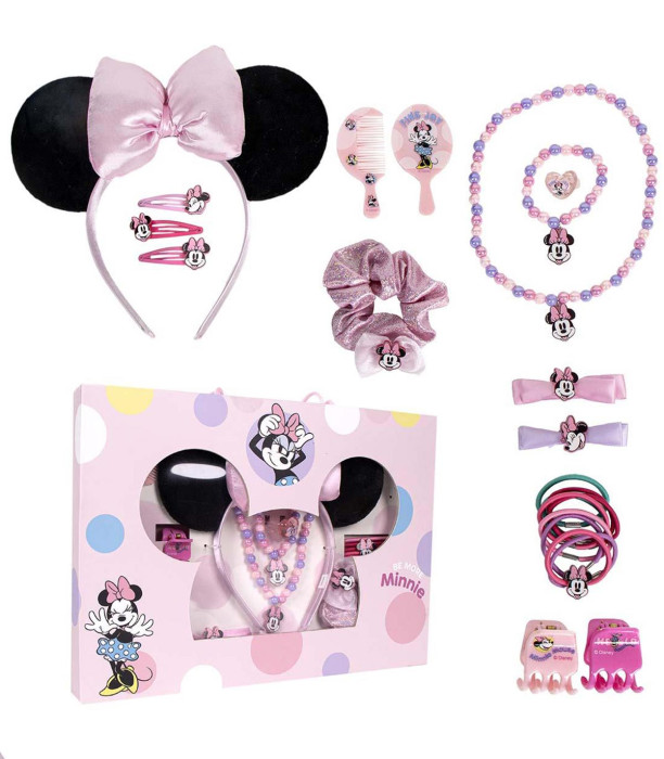 CHILDREN'S COSMETIC SET WITH TIARA MINNIE BOX