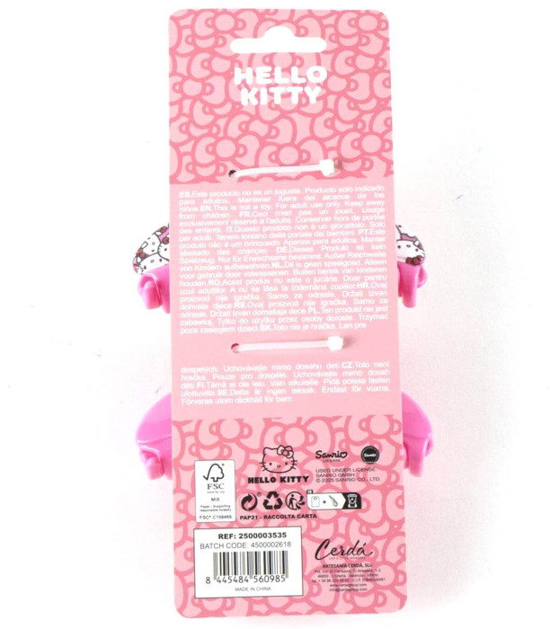 AGRAFE DE PĂR 2 BUCĂȚI PE CARTON HELLO KITTY