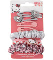 ELASTICE ȘI AGRAFE 8 BUCĂȚI PE CARTON HELLO KITTY