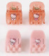 HAIR CLIPS 5 PCS ON CARD HELLO KITTY