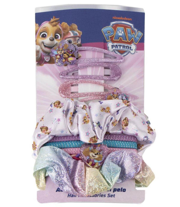 ACCESORII PENTRU PĂR ÎN TRUSĂ PAW PATROL