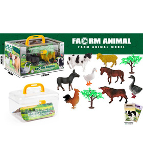 SERVIETĂ CU ANIMALE DE FERMĂ 8 BUC. - Domestice și de la fermă