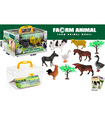 SUITCASE FARM ANIMALS 8 PCS.