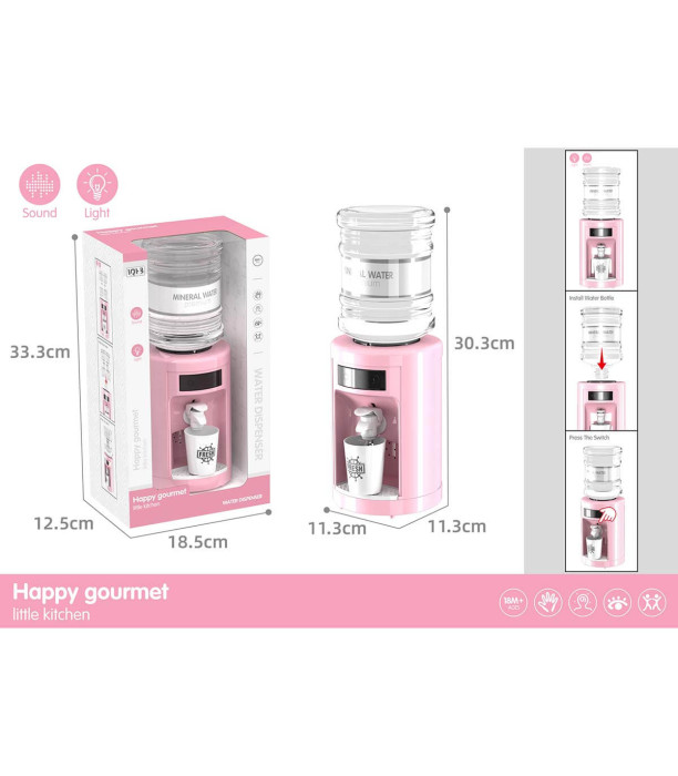 DISTRIBUITOR DE APĂ ROZ 33 CM