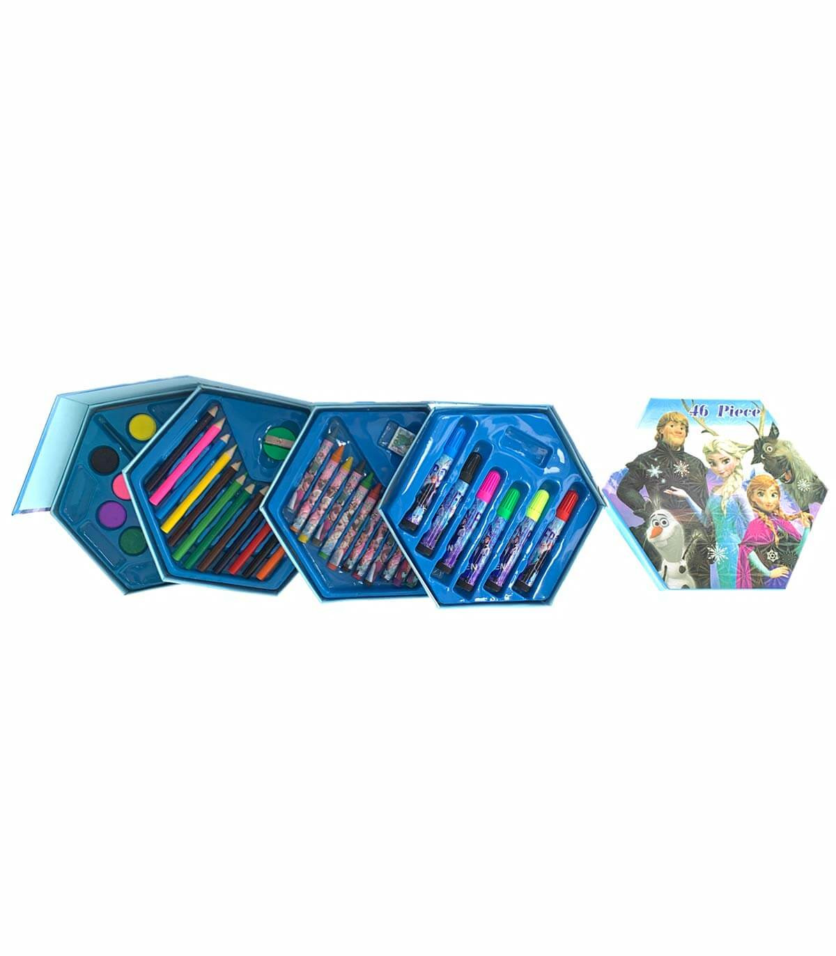 SET DE DESEN CU 4 ETAJE 46 PIESE REGATUL ÎNGHEȚAT