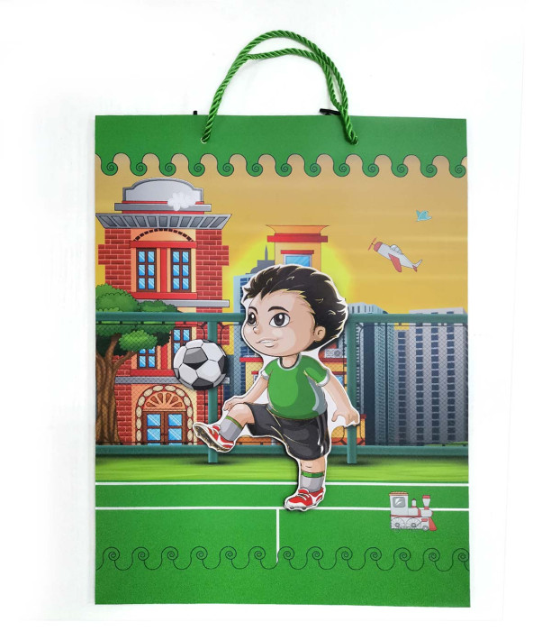 PUNGĂ CADOU 3D SPORTIVI 40x30 CM 4 TIPURI