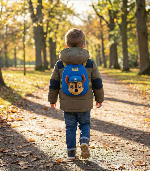 BACKPACK FOR KINDERGARTEN WITH PLUSH PAW PATROL FIGURE