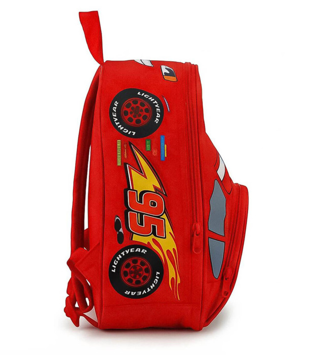 CHILDREN'S BACKPACK WITH FRONT POCKET CARS