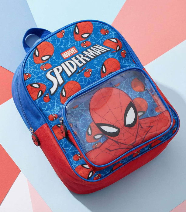RUCSAC PENTRU COPII CU BUZUNAR FRONTAL SPIDERMAN