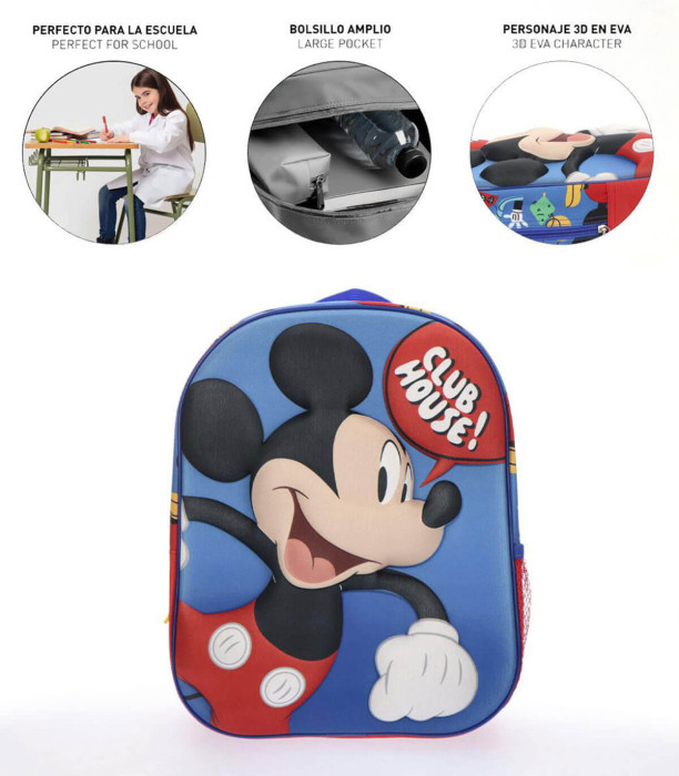 RUCSAC COPII 3D MICKEY
