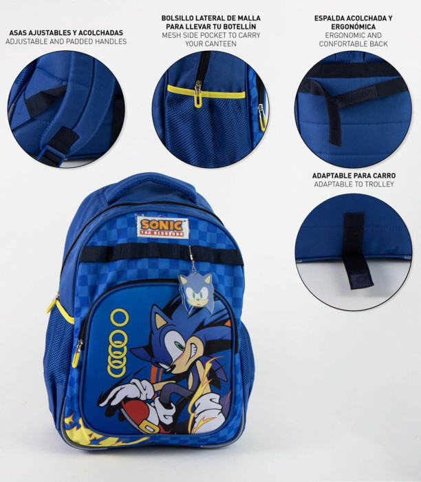 CHILDREN'S SCHOOL BACKPACK SONIC