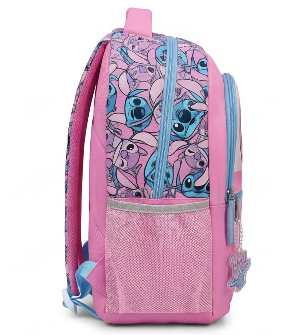 GHIOZDAN ȘCOLAR PENTRU COPII STITCH ROZ