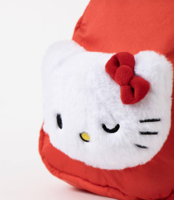 RUCSAC PENTRU GRĂDINIȚĂ CU FIGURINĂ DE PLUȘ HELLO KITTY