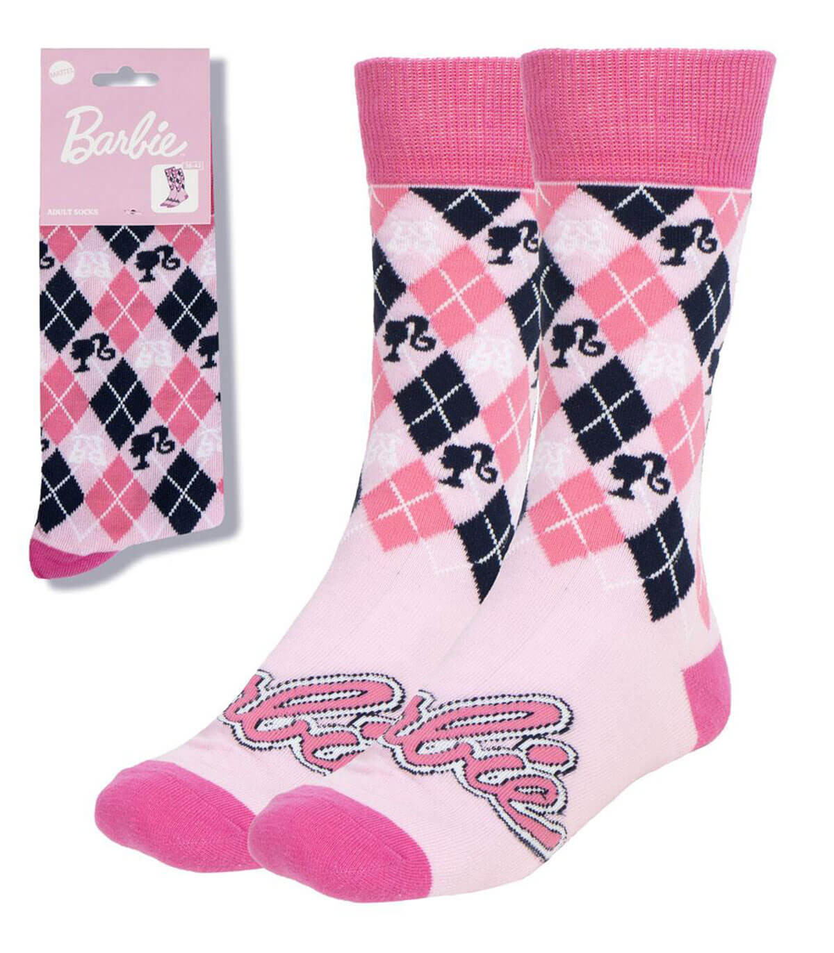 Șosete pentru tineret BARBIE roz 38/45