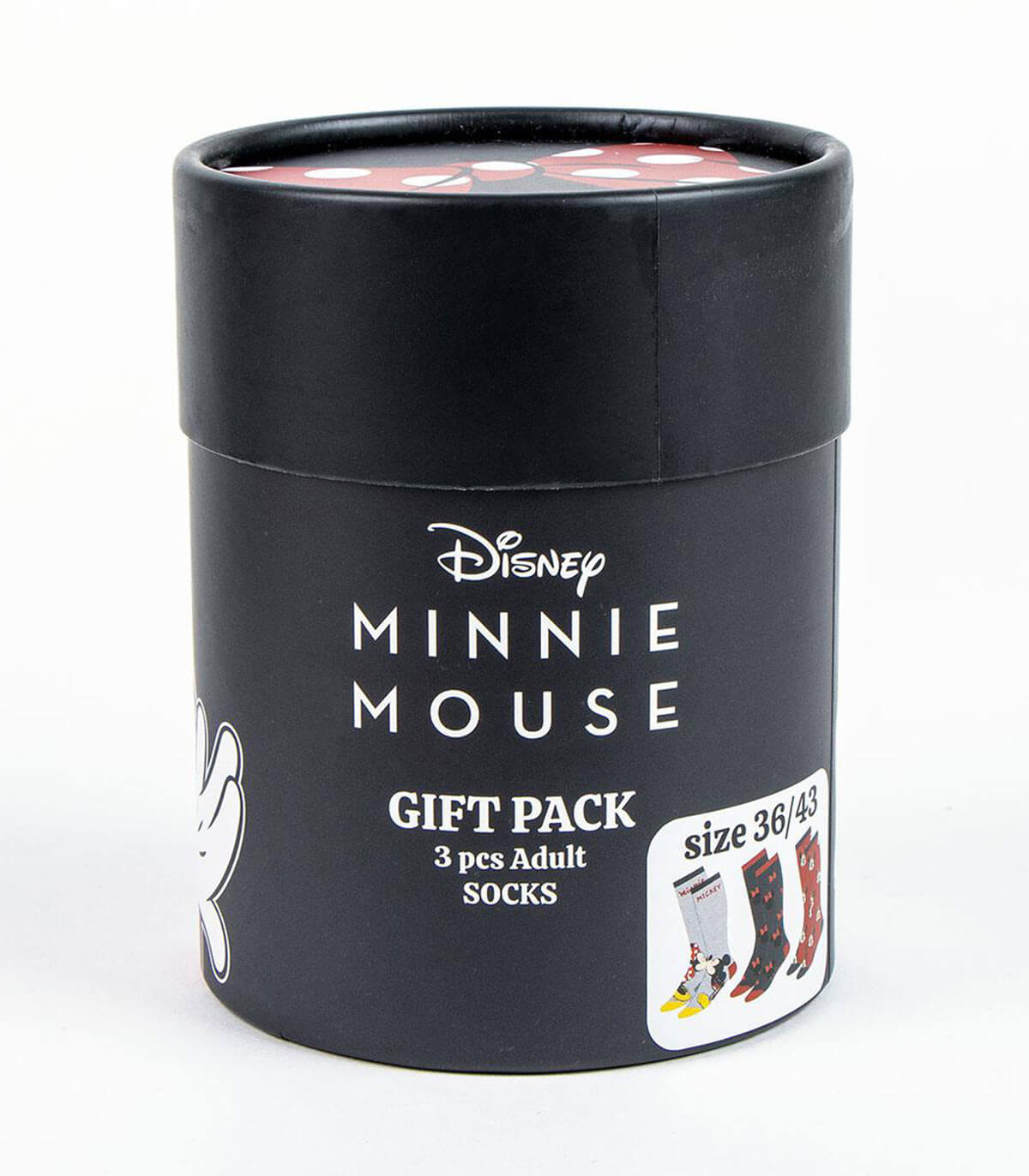 3 PERECHI ȘOSETE TINEREȘTI MINNIE PREMIUM CUTIE 36/43