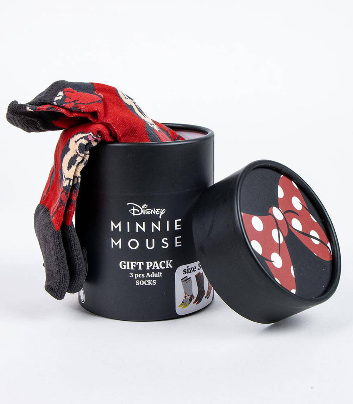 3 PCS. YOUTH SOCKS MINNIE PREMIUM BOX 36/43
