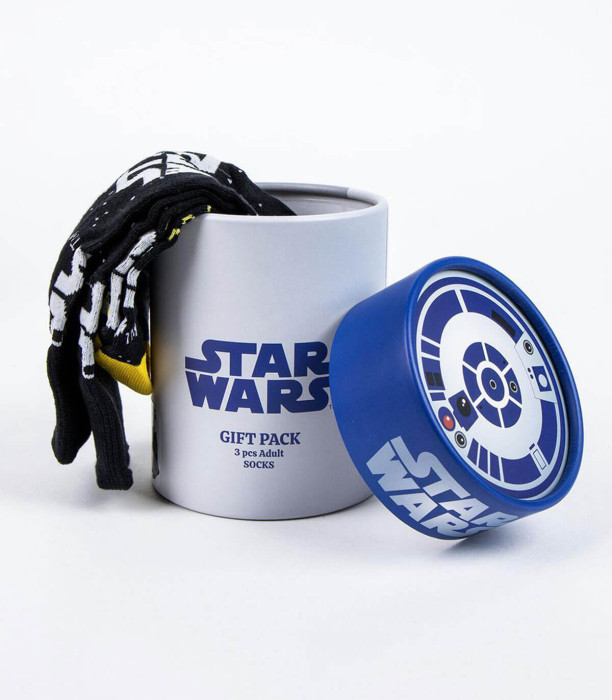 3 PERECHI ȘOSETE DE TINERET STAR WARS PREMIUM CUTIE 36/43 CUTIE 36/43