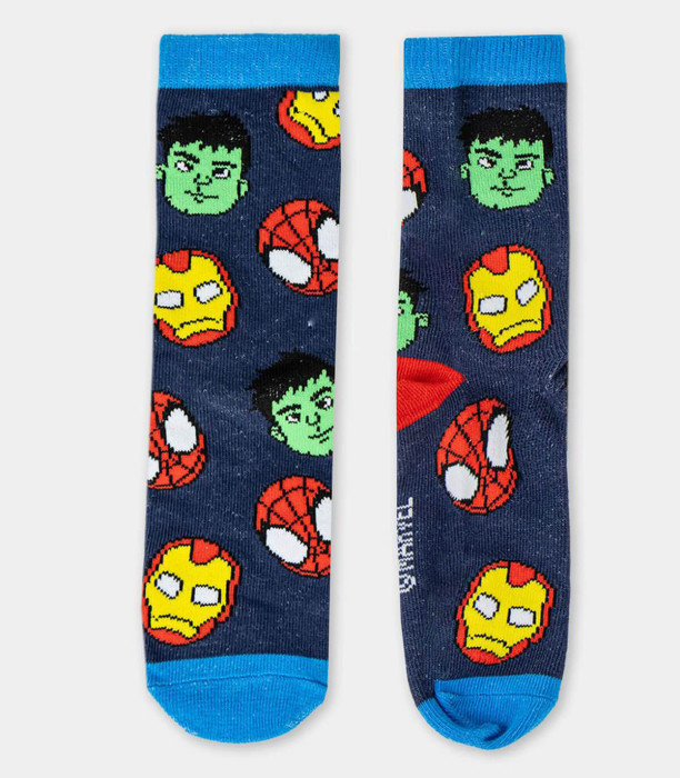 CHILDREN'S SOCKS 4 PAIRS SPIDEY IN A JAR 23/34