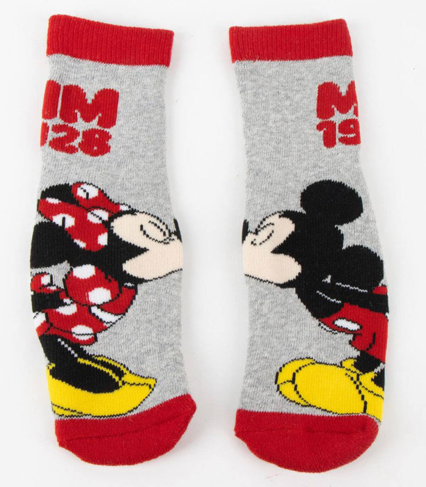 2 PCS. KIDS' ANTI-SLIP MICKEY SOCKS 23-34