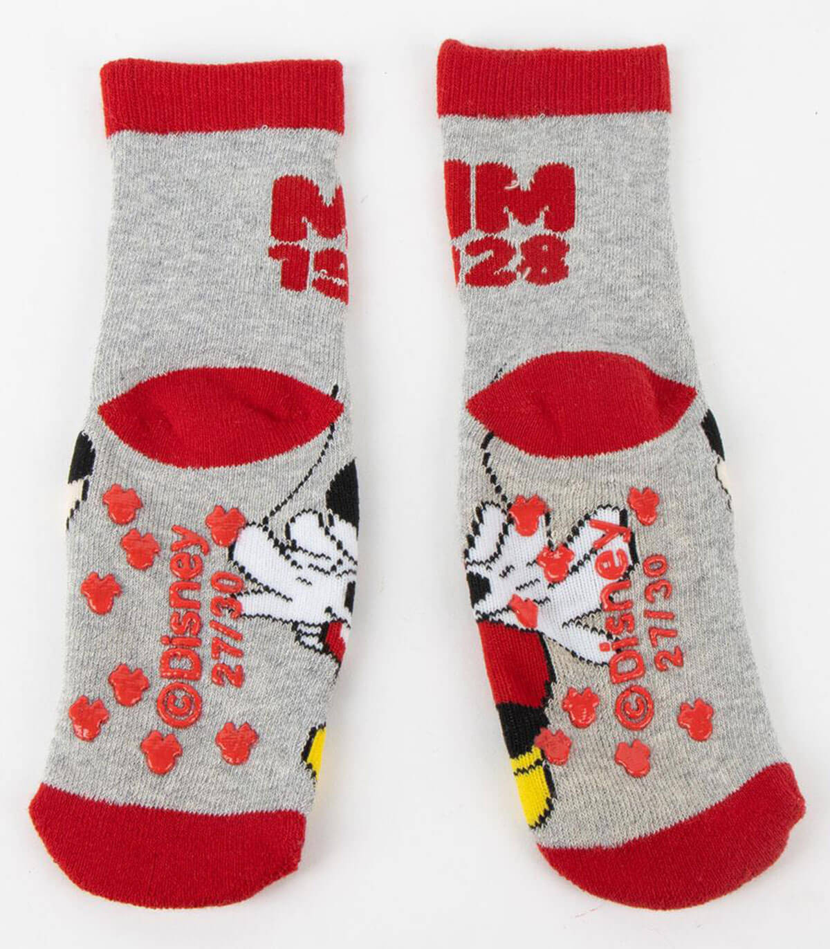 2 PCS. KIDS' ANTI-SLIP MICKEY SOCKS 23-34