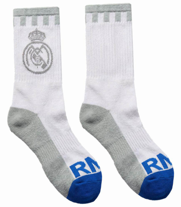 YOUTH SOCKS REAL MADRID WHITE 38/45
