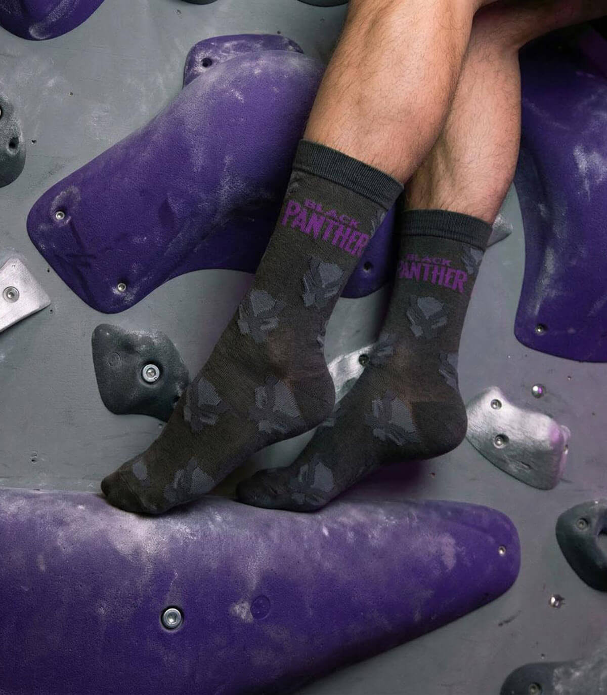 YOUTH SOCKS MARVEL BLACK PANTHER 38/45