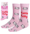 Șosete pentru tineret HELLO KITTY cu inscripție 36/43