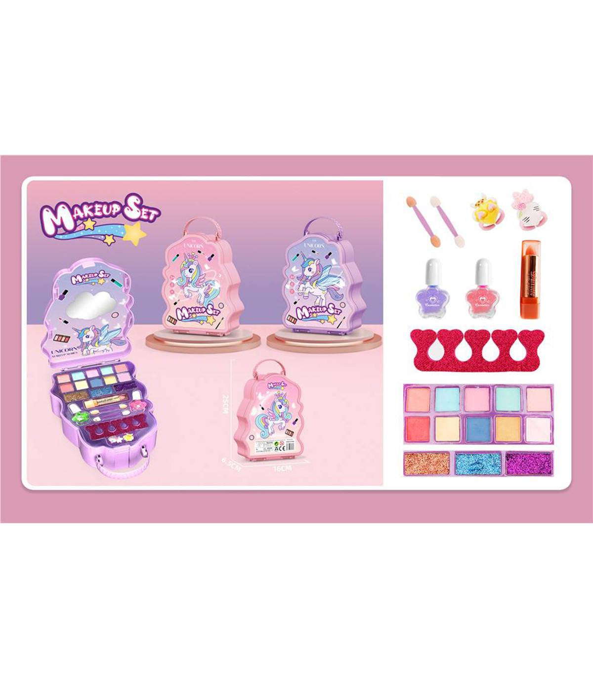 UNICORN MAKEUP SUITCASE