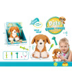 PLUSH DOG WITH A DOCTOR KIT IN AN OPEN BOX