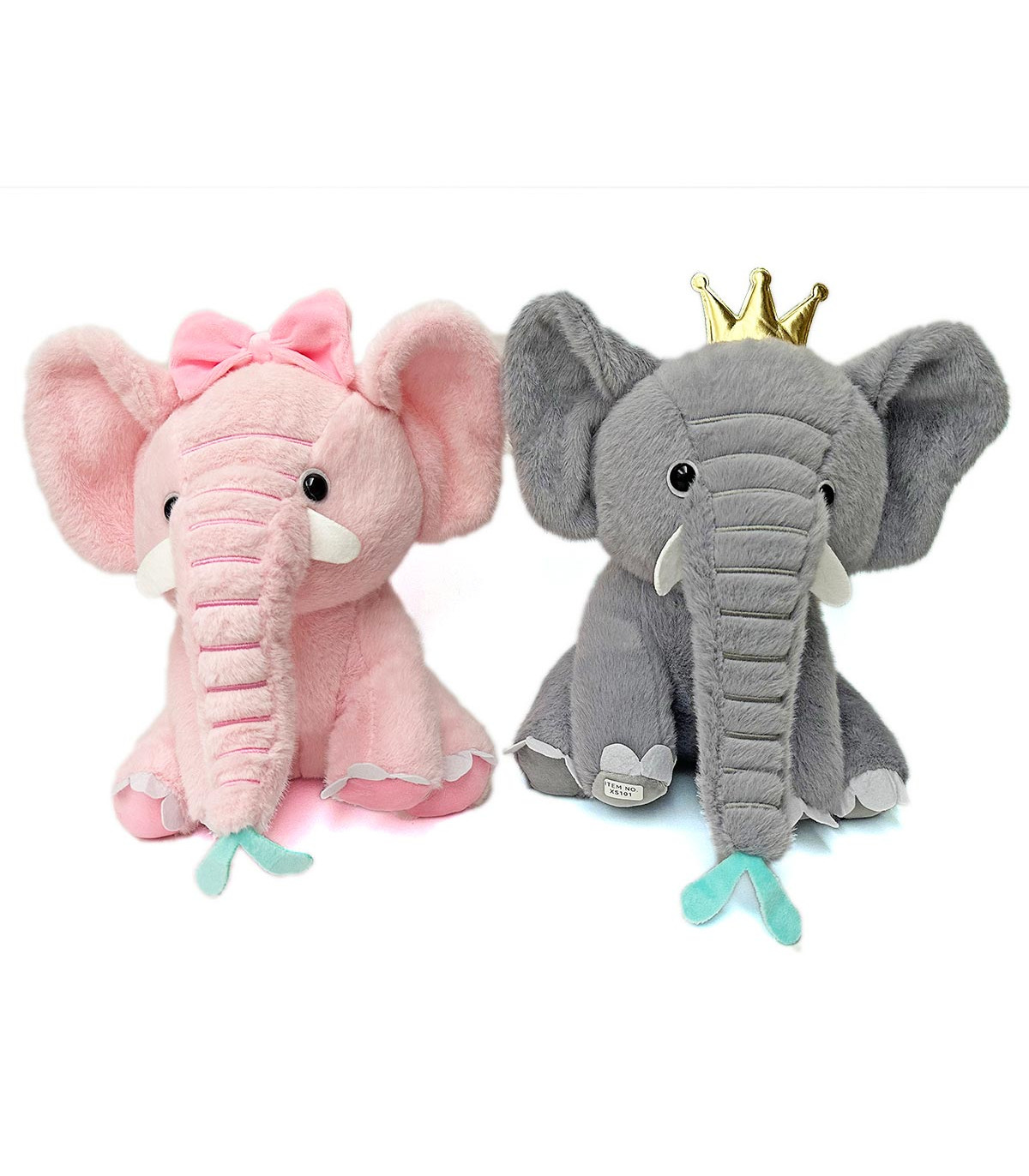 ELEFANT DE PLUȘ 30 CM, 2 CULORI