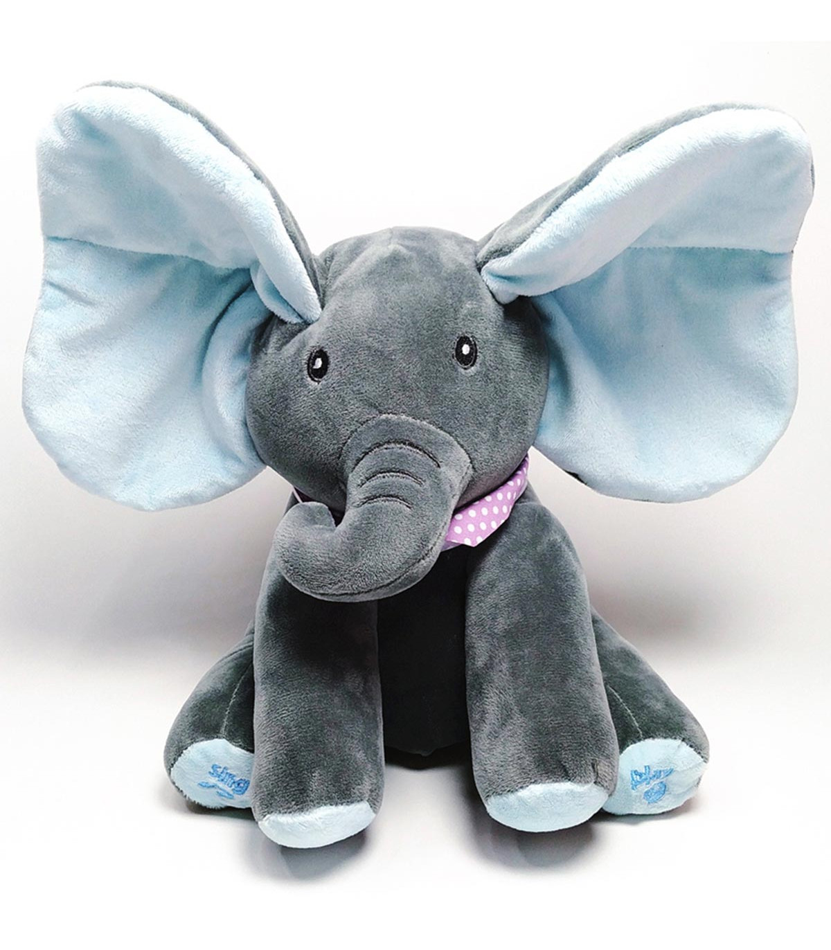 30 CM GRAY PLUSH ELEPHANT