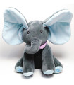 30 CM GRAY PLUSH ELEPHANT