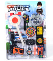 SET DE POLIȚIST CU BASTON DE SEMNALIZARE PE BLISTER