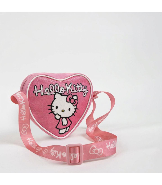 GEANTĂ DE UMĂR ÎN FORMĂ DE INIMĂ HELLO KITTY