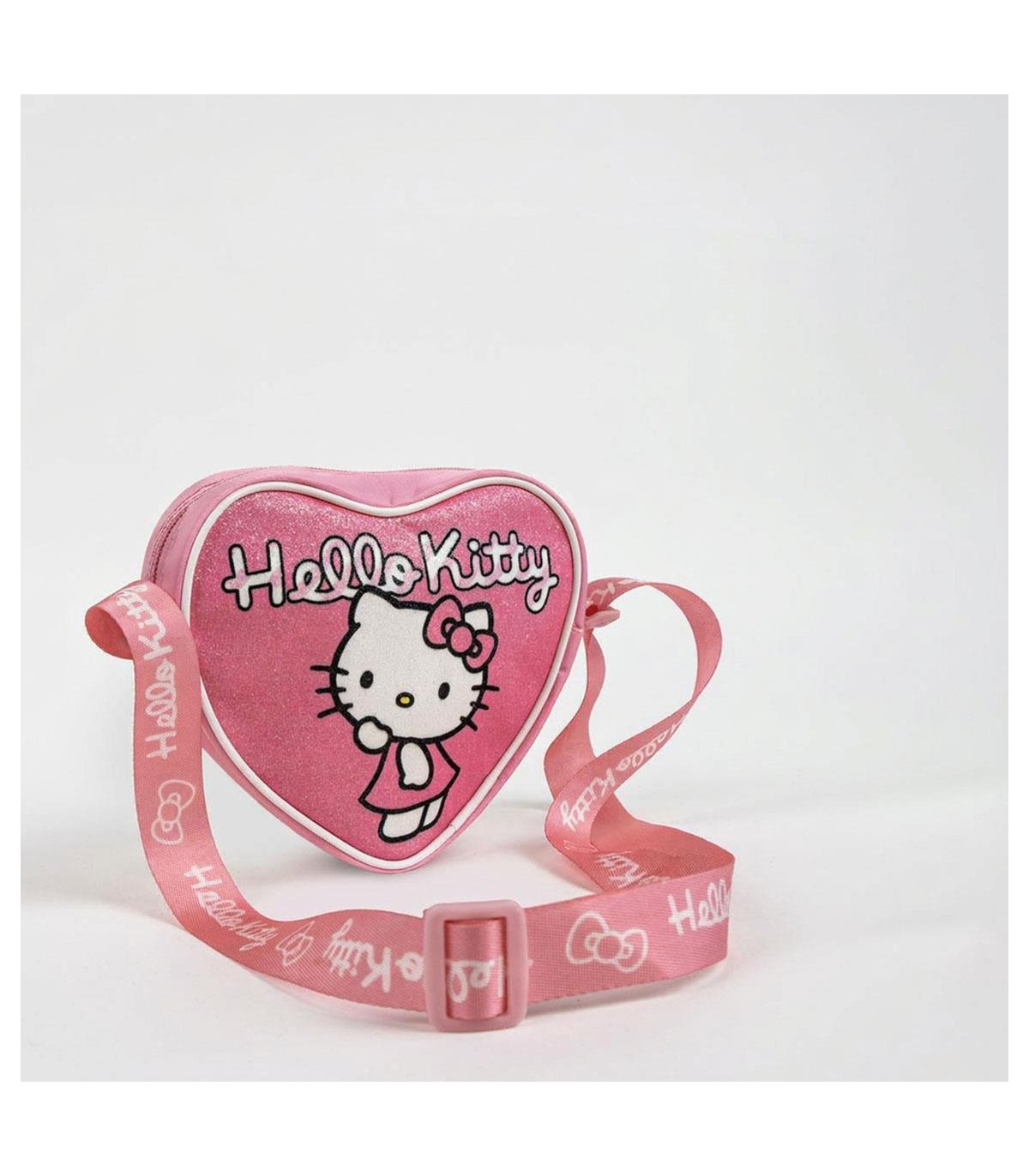 HELLO KITTY HEART-SHAPED SHOULDER BAG