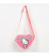 HELLO KITTY HEART-SHAPED SHOULDER BAG