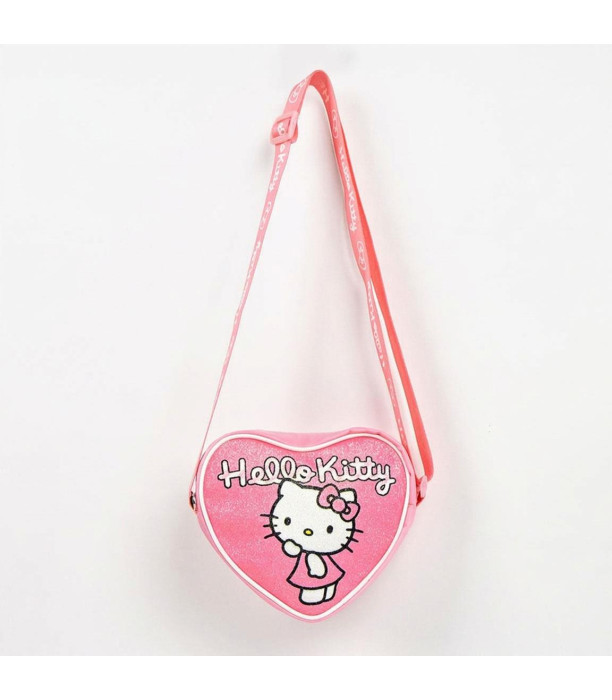 GEANTĂ DE UMĂR ÎN FORMĂ DE INIMĂ HELLO KITTY