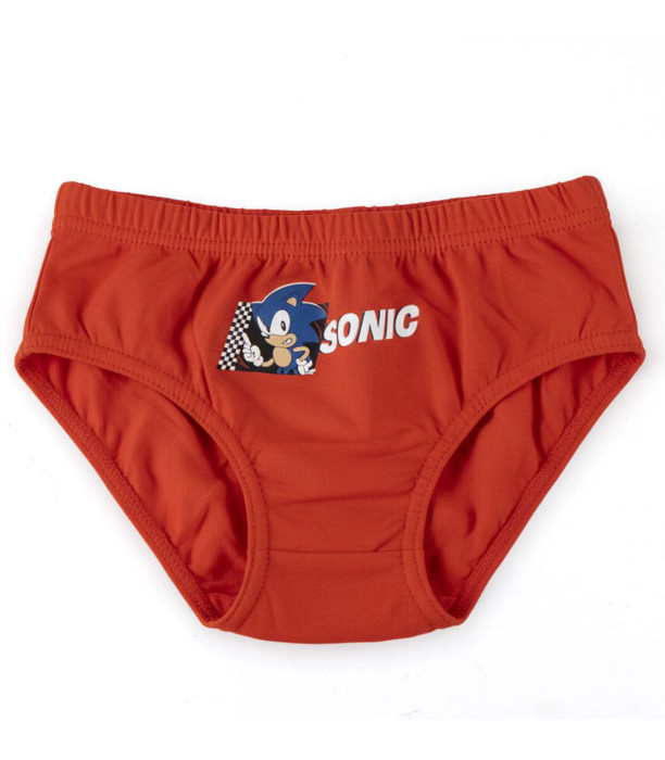 SLIPPERS, 3 PAIRS PER PACK, SONIC, AGES 2-8 YEARS
