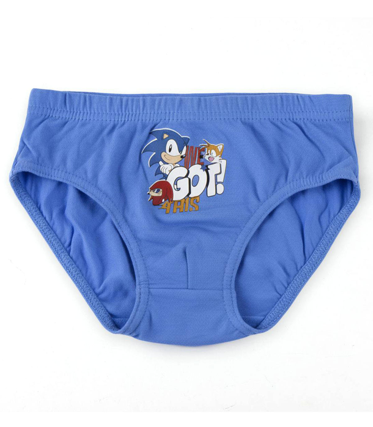 SLIPPERS, 3 PAIRS PER PACK, SONIC, AGES 2-8 YEARS
