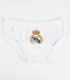 SLIPPERS, 3 PAIRS PER PACKAGE, REAL MADRID, AGES 2-8 YEARS