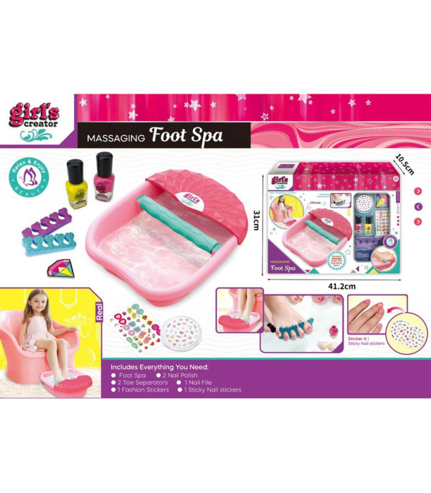 SET PENTRU PEDICHIURĂ SPA CU OJE