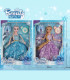 Doll with articulated limbs, Donut, 2 types, Frozen Kingdom