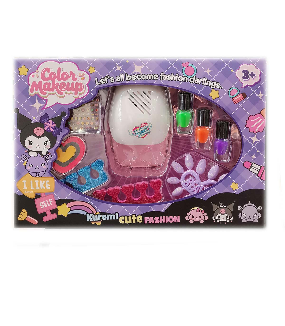 SET DE MANICHIURĂ CU LAMPĂ KUROMI