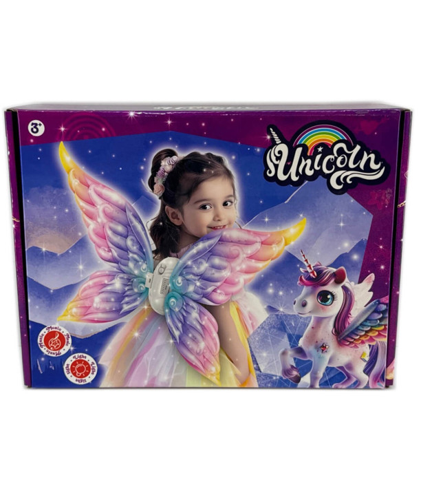 ARIPI LUMINOASE MULTICOLORE DE UNICORN