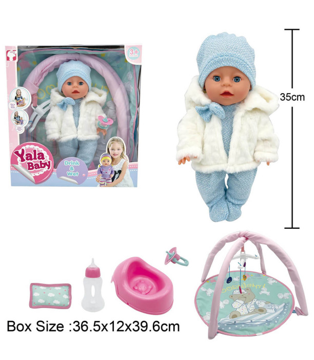BEBELUȘ CARE PIȘĂ CU HAINĂ, GIMNASTICĂ, OLIȚĂ ȘI ACCESORII