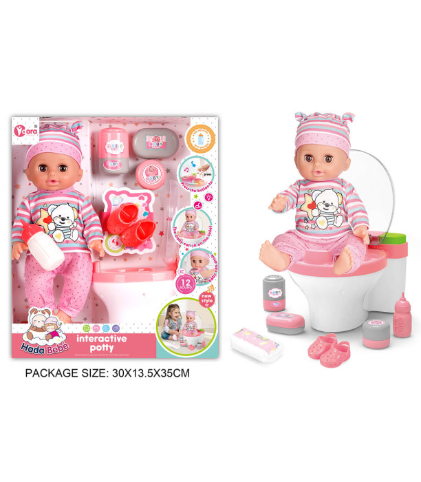 BEBELUȘ CU TOALETĂ ȘI ACCESORII