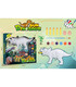 PISTOL DE COLORAT TRICERATOPS CU SĂGEȚI SOFT - Dinozauri