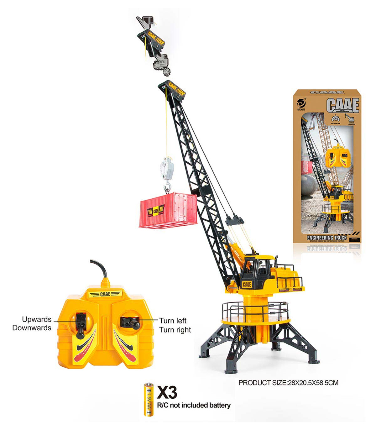 MACARA MARE CU TELECOMANDĂ CU CABLU DE 56 CM