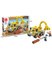 TRUCK CONSTRUCTION SET WITH CLAW, 300 PIECES