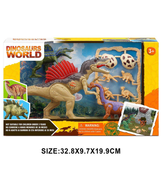 3 DINOSAURS WITH SOUND AND LIGHT
